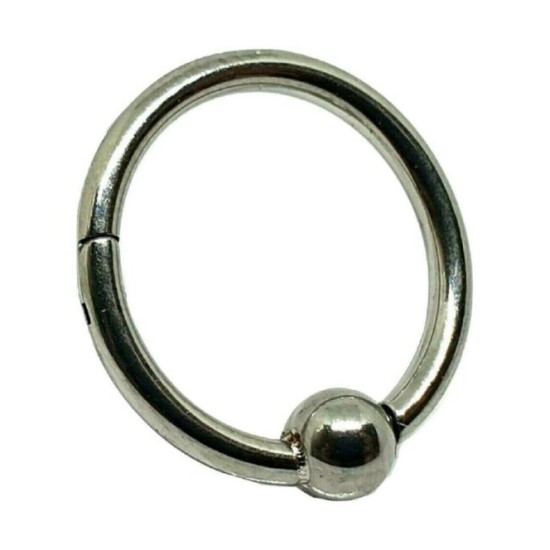 Bague Piercing BCR/CBR 38mm - Acier Chirurgical 316L - Fermeture à Billes Ressort - Taille 00g (10mm)